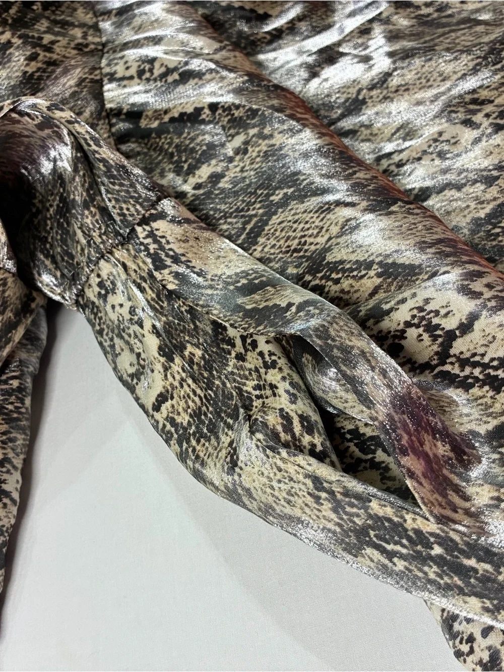 AVA& VIV $30 Snake Print Wrap Dress - Size 1X